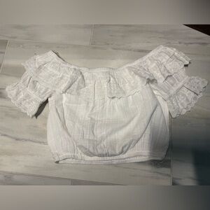 White Hollister Off-Shoulder